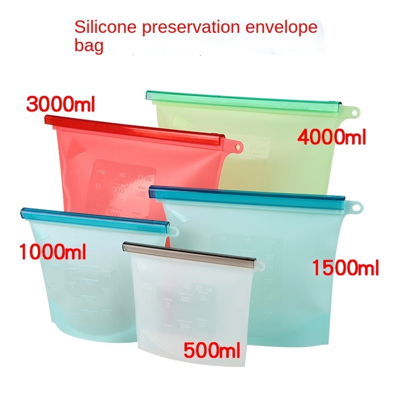 Silicone Freshness Protection Package 500 Ml1000ml1500ml Food Packing Ziplock Bag Soup Frozen Food Storage(The logistics price Pls Contact us)
Silicone Freshness Protection Package 500 Ml1000ml1500ml Food Packing Ziplock Bag Soup Frozen Food Storage(The logistics price Pls Contact us)