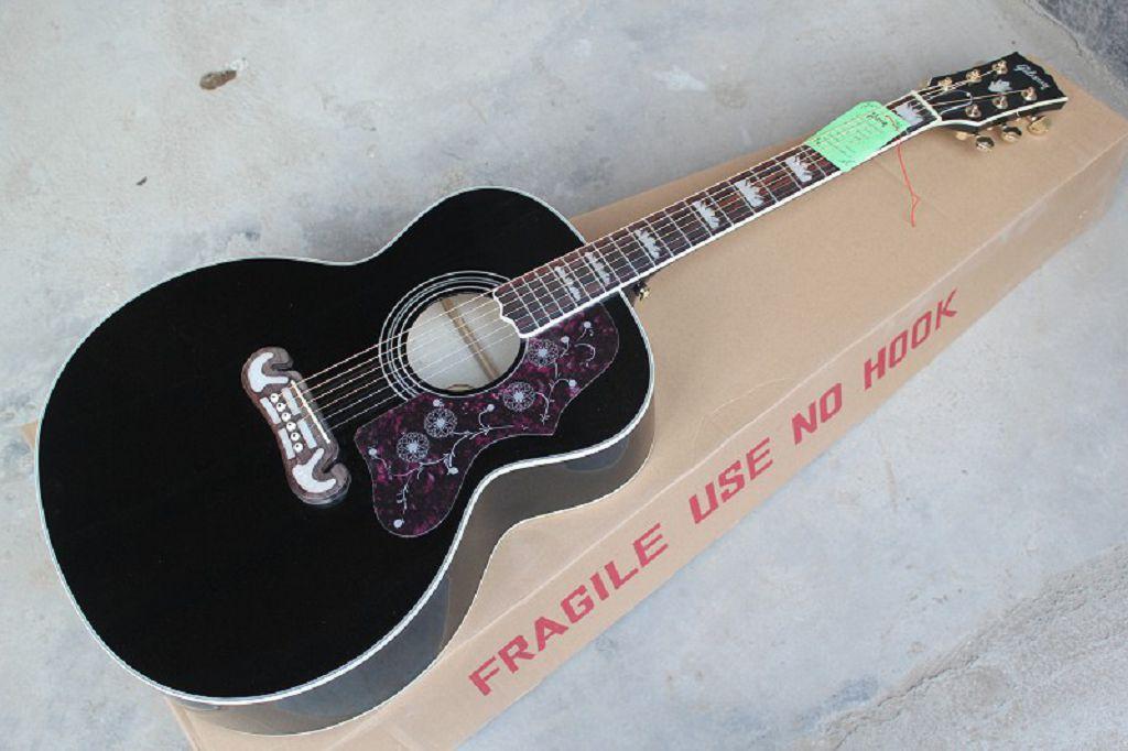 Shipping 2014 Custom Shop New Arrival Spruce Black S-J-200 6 Strings Acoustic Guitar Without Fisherman Pickups
Shipping 2014 Custom Shop New Arrival Spruce Black S-J-200 6 Strings Acoustic Guitar Without Fisherman Pickups