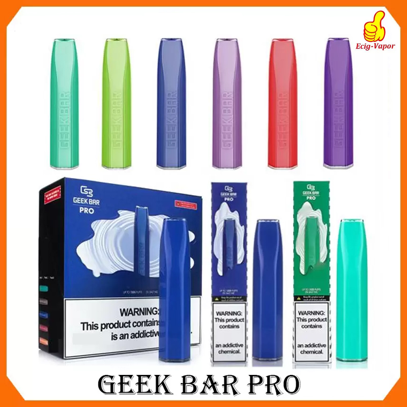 GEEK BAR Pro Disposable Vape E cigarettes 1500 Puffs Pen 4.5ml Prefilled pods Cartridge 850mAh Battery Starter Kit
GEEK BAR Pro Disposable Vape E cigarettes 1500 Puffs Pen 4.5ml Prefilled pods Cartridge 850mAh Battery Starter Kit