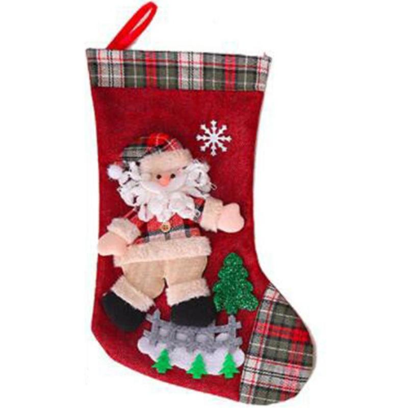 Christmas Decorations Stocking Socks Snowman Santa Elk Xmas Fireplace Tree Ornaments Year For Home
Christmas Decorations Stocking Socks Snowman Santa Elk Xmas Fireplace Tree Ornaments Year For Home