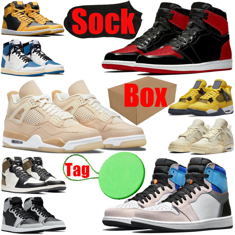 jordan1s jordan4s air jordan retro 1s 4s mens womens basketball shoes 1 4 Cactus Jack travis scott Bred Patent Fragment men women trainers sports sneakers, #1 bred patent
jordan1s jordan4s air jordan retro 1s 4s mens womens basketball shoes 1 4 Cactus Jack travis scott Bred Patent Fragment men women trainers sports sneakers, #1 bred patent