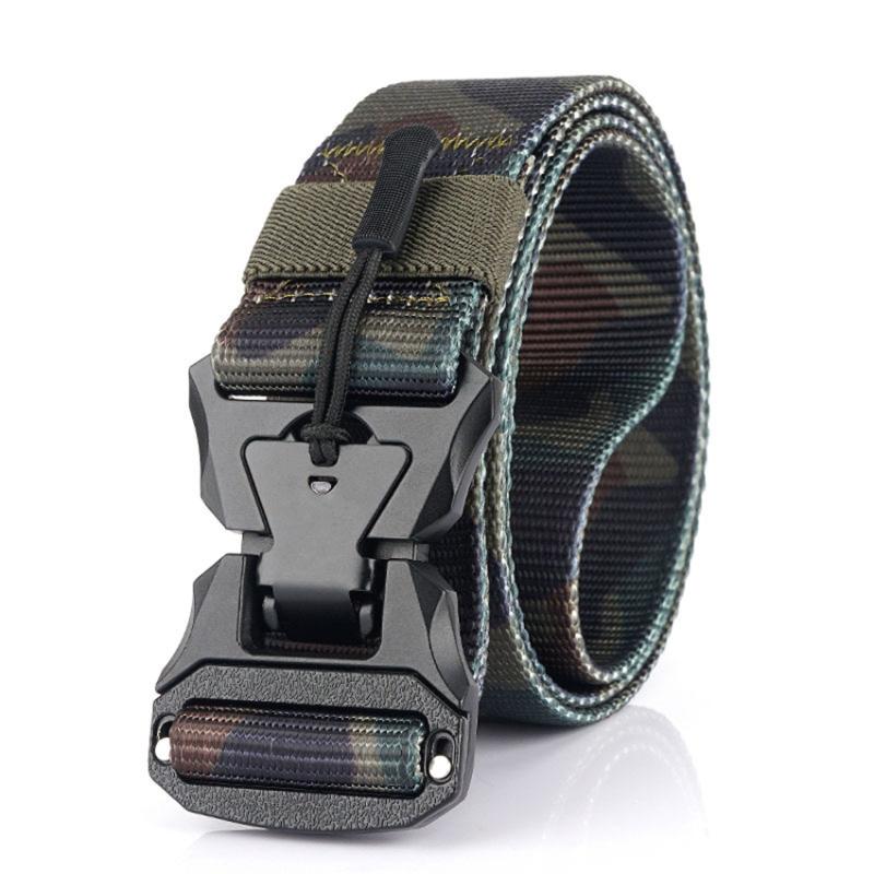 New Men's Belt Magnetic Metal Buckle Multifunctional Outdoor Nylon Tactical Belt Adjustable Hunting Quick-drying Gym Accessories, Jungle camouflage
New Men's Belt Magnetic Metal Buckle Multifunctional Outdoor Nylon Tactical Belt Adjustable Hunting Quick-drying Gym Accessories, Jungle camouflage