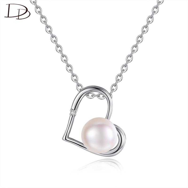 Pendant Necklaces DODO 8mm Natural Freshwater Pearl Heart Necklace For Women Small Zircon Inlay Elegant Bijoux Femme Link Chain Jewelry
Pendant Necklaces DODO 8mm Natural Freshwater Pearl Heart Necklace For Women Small Zircon Inlay Elegant Bijoux Femme Link Chain Jewelry
