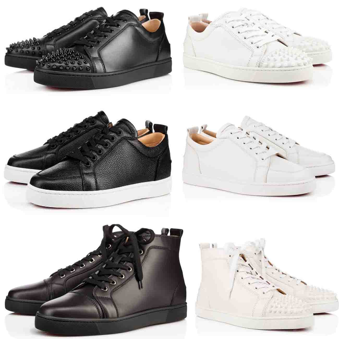 Classic style super quality Men / women Casual Shoes sneakers red sole spiked high tops orlato shoe luxury design junior rivets trainers birthday gift !, 18
Classic style super quality Men / women Casual Shoes sneakers red sole spiked high tops orlato shoe luxury design junior rivets trainers birthday gift !, 18