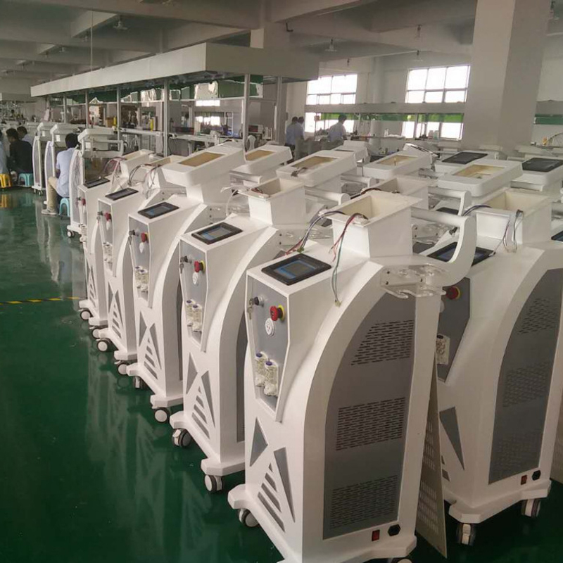 Multifunction opt Q-switched ND YAG LASER+IPL+RF+E Light 4 In 1 Beauty Equipment with Good result