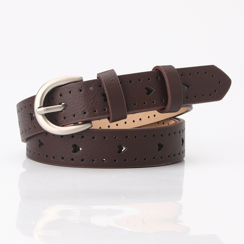 New Womens Belt Casual All-Matching Hollow Belt Womens Fine Decoration Simple Fashion Pin Buckle Pant Belt Factory Wholesale, Black
New Womens Belt Casual All-Matching Hollow Belt Womens Fine Decoration Simple Fashion Pin Buckle Pant Belt Factory Wholesale, Black