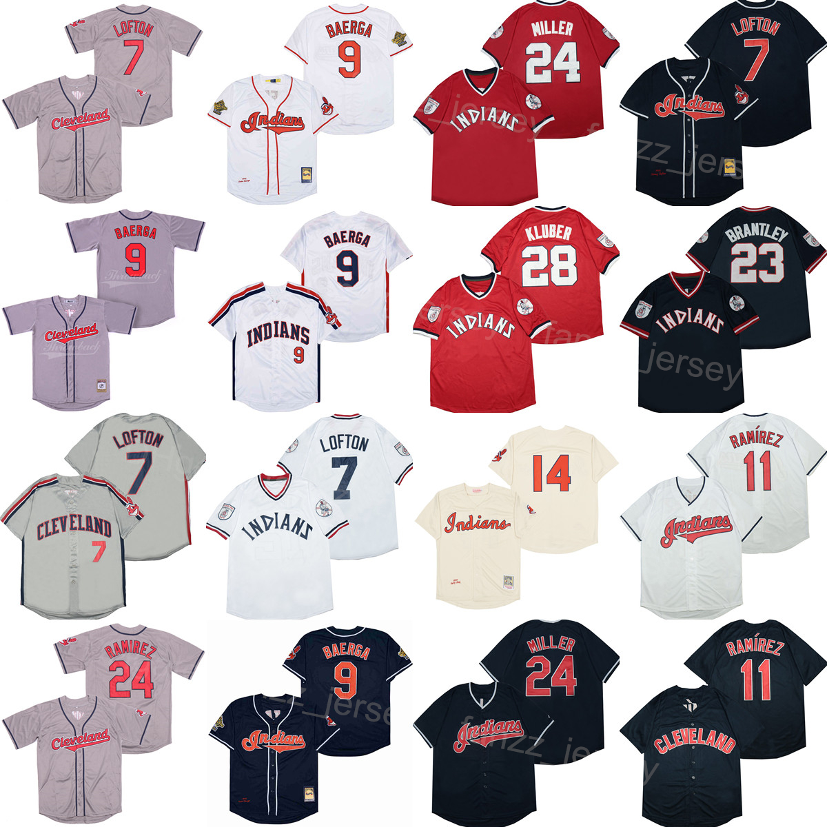1951 1995 Retro Baseball Vintage 14 Larry Doby Jersey 7 Kenny Lofton 28 Corey Kluber 9 Carlos Baerga 11 Jose Ramirez 24 Owen Miller Pullover Cool Base Team Red Navy Blue, 7 grey
1951 1995 Retro Baseball Vintage 14 Larry Doby Jersey 7 Kenny Lofton 28 Corey Kluber 9 Carlos Baerga 11 Jose Ramirez 24 Owen Miller Pullover Cool Base Team Red Navy Blue, 7 grey