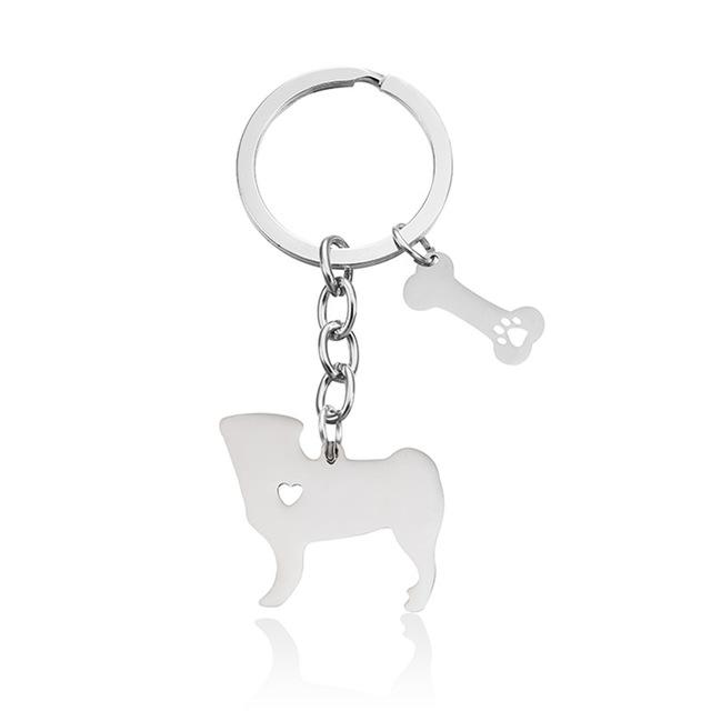 Keychains Old Engliash Sheepdog Trendy Stainless Steel Shepherd Key Chains Silver Color Dog Bones Keyrings Jewelery
Keychains Old Engliash Sheepdog Trendy Stainless Steel Shepherd Key Chains Silver Color Dog Bones Keyrings Jewelery
