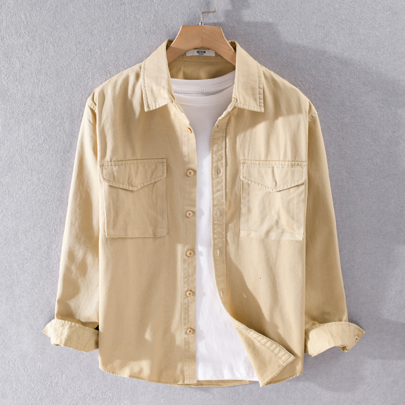 2021 Spring and Autumn Neat Cotton Man's with Casual Jacket Loose Shirt for Man Fashion Comfortable Shirts Get0, Green.
2021 Spring and Autumn Neat Cotton Man's with Casual Jacket Loose Shirt for Man Fashion Comfortable Shirts Get0, Green.