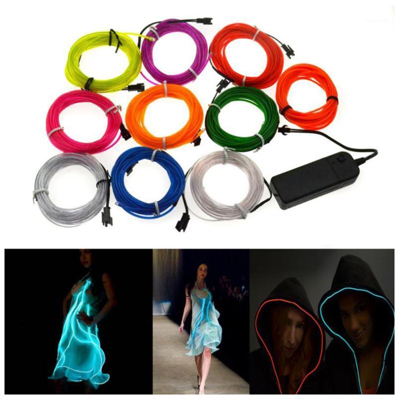 Party Decoration 2M/5M EL Wire 2.3mm DIY Flexible Neon Light Glow Rope Tape Cable LED String For Dance Car Clothes Ball
Party Decoration 2M/5M EL Wire 2.3mm DIY Flexible Neon Light Glow Rope Tape Cable LED String For Dance Car Clothes Ball