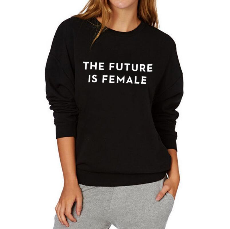 Women's Hoodies & Sweatshirts O-neck The Future Is Female Feminist Sweatshirt Streetwear Crewneck Women Top Pullover, Black
Women's Hoodies & Sweatshirts O-neck The Future Is Female Feminist Sweatshirt Streetwear Crewneck Women Top Pullover, Black