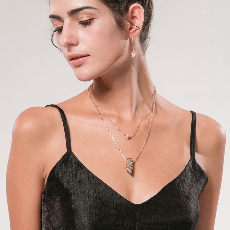 Layer Gold Chains Necklace With Natural Stone Rectangle Pendant Rhinestone Multilayer For Women Gift MYC02001
Layer Gold Chains Necklace With Natural Stone Rectangle Pendant Rhinestone Multilayer For Women Gift MYC02001