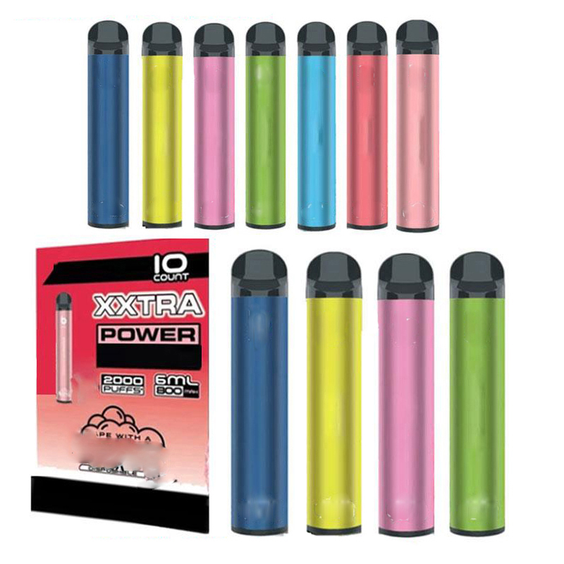 Bang XXL Disposable Device 800mAh Battery Pre-filled 6ml Pod 2000 Puffs Bang XXtra Kits Vape Pen VS Puff Bar Plus XXL Pro Iget
Bang XXL Disposable Device 800mAh Battery Pre-filled 6ml Pod 2000 Puffs Bang XXtra Kits Vape Pen VS Puff Bar Plus XXL Pro Iget