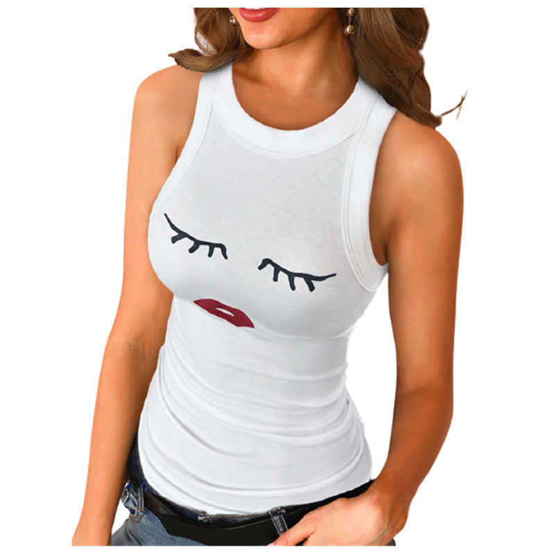 Spring Summer Tank Tops Sexy Sleeveless Slim Women T-Shirts Casual O-Neck Patchwork Female Bodycon Vest 210526