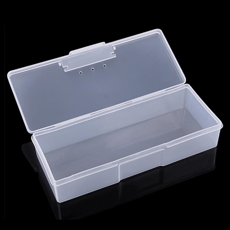 Storage Boxes & Bins Plastic Transparent Nail Manicure Tools Box Dotting Drawing Pens Buffer Grinding Files Organizer Case Container