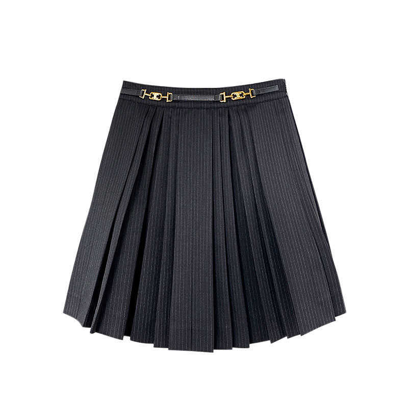 VANOVICH Korean Summer Fashion Solid Color Pleated Skirt Women High Waist A Line Short 210615Z