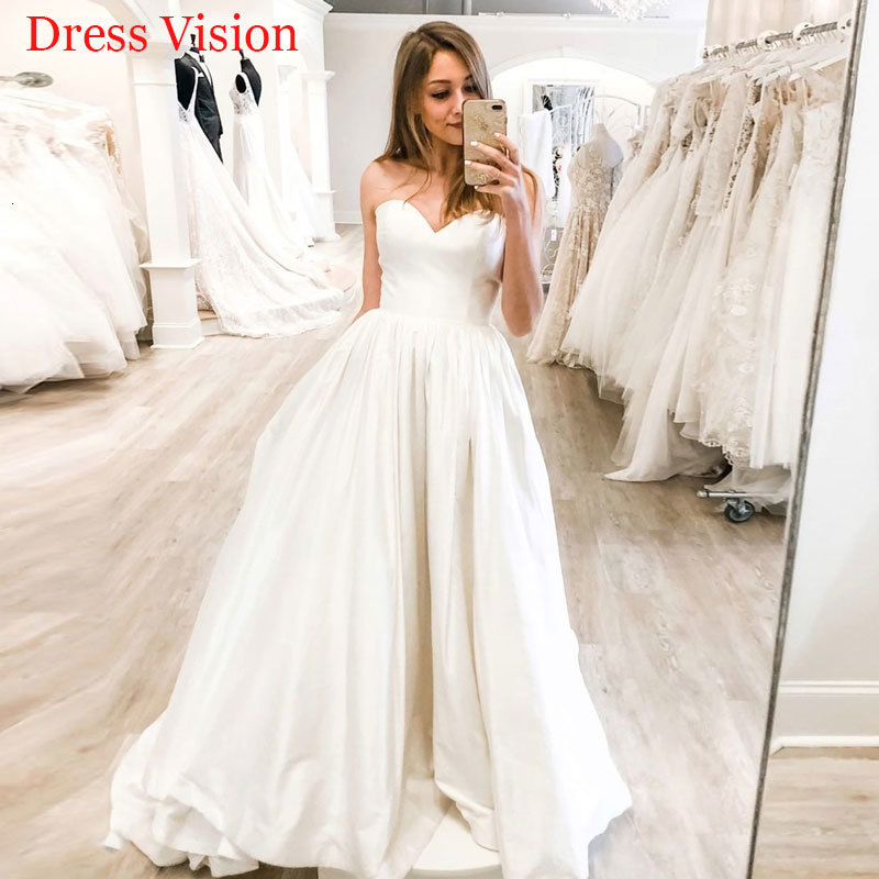 2021 Elegant Satin Wedding Sweetheart Collar Robe Marie to Be Long Bride Gown Vestido De Novia M32s, Ivory
2021 Elegant Satin Wedding Sweetheart Collar Robe Marie to Be Long Bride Gown Vestido De Novia M32s, Ivory