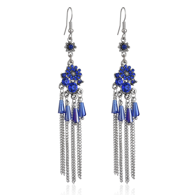 Dangle & Chandelier Ethnic Style Flower Carved Drop Earrings Bohemia Long Tassel Elegant For Women Fashion Vintage Jewelry
Dangle & Chandelier Ethnic Style Flower Carved Drop Earrings Bohemia Long Tassel Elegant For Women Fashion Vintage Jewelry
