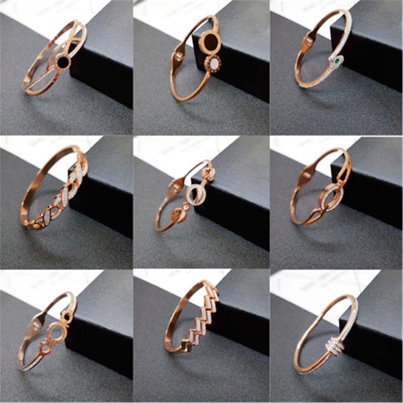 Bangle Fashion And Versatile Temperament Handmade Stone Inlaid Titanium Steel Bracelet Vacuum Plating Color Preserving Open
Bangle Fashion And Versatile Temperament Handmade Stone Inlaid Titanium Steel Bracelet Vacuum Plating Color Preserving Open
