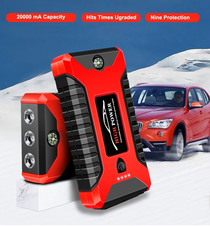 Car Jump Starter battery Power Bank 21000mA 600A 12V Output Portable Emergency Start-up Charger for Cars Booster Starting Device