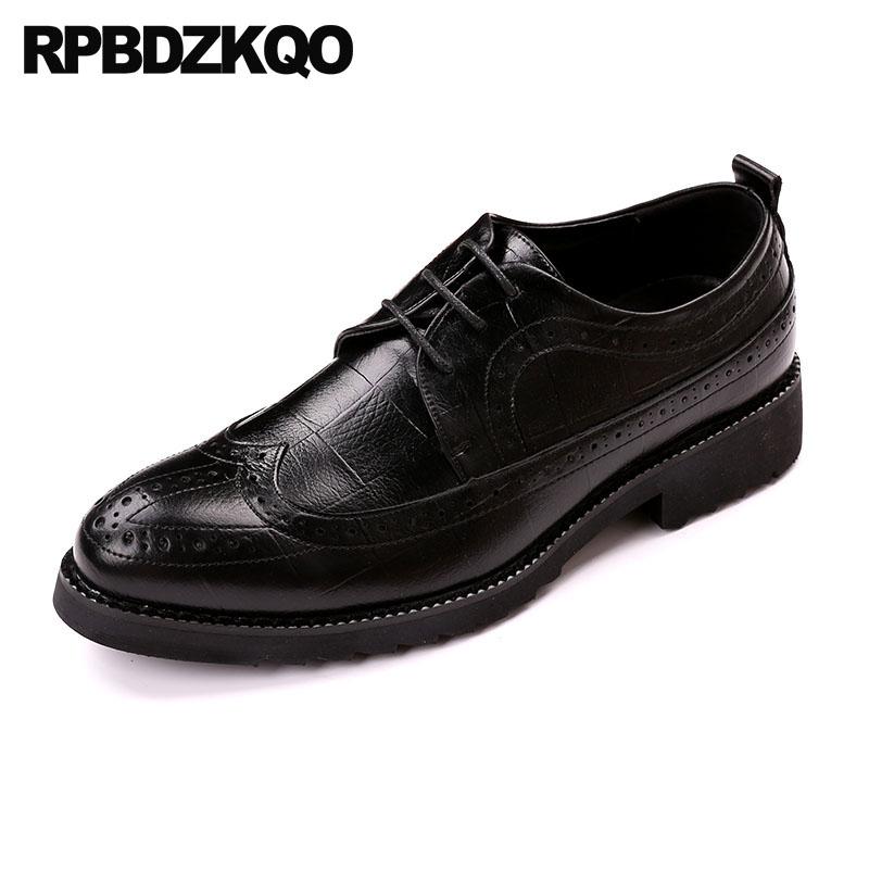 Dress Shoes Hidden Height Increasing Wingtip Pointed Toe Loafers Black Lace Up Rubber Sole Work Brogue Elevator Men Business
Dress Shoes Hidden Height Increasing Wingtip Pointed Toe Loafers Black Lace Up Rubber Sole Work Brogue Elevator Men Business
