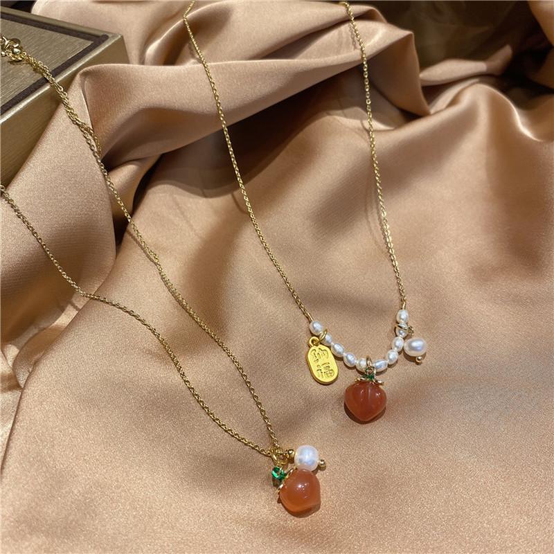 Pendant Necklaces ALLME Cute Pink Peach Natural Freshwater Pearl Necklace For Women Girl Gold Color Letter Coin Choker Accessories
Pendant Necklaces ALLME Cute Pink Peach Natural Freshwater Pearl Necklace For Women Girl Gold Color Letter Coin Choker Accessories