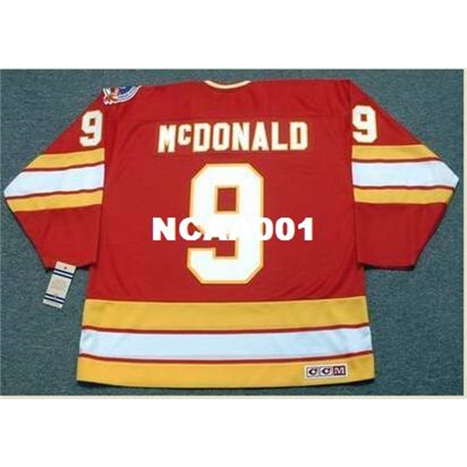 001s #9 LANNY MCDONALD Calgary Flames 1989 CCM Vintage Away Hockey Jersey or custom any name or number retro Jersey, White
001s #9 LANNY MCDONALD Calgary Flames 1989 CCM Vintage Away Hockey Jersey or custom any name or number retro Jersey, White