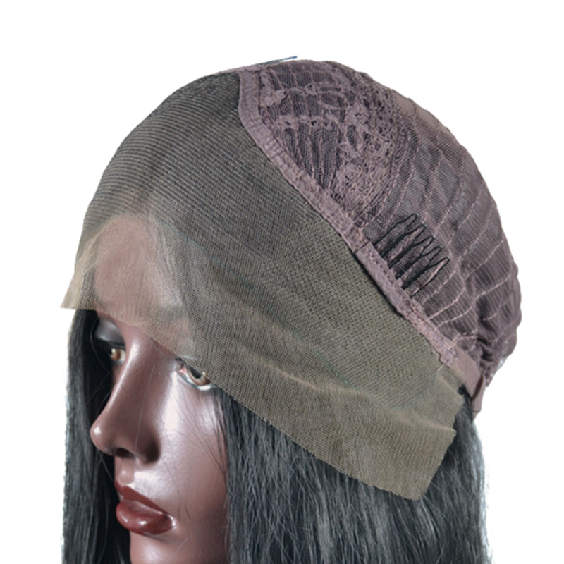 Heat Resistant Fiber Hair Synthetic Lace Wig with Baby Hair Mermaid Black Color Silk Straight Synthetic Lace Front Wigs for Black Women