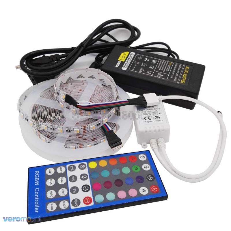 5m RGBW 4 Color in 1 LED Strip 60LED/m IP20 IP65 IP67 Stripe Set + 40Key RGBWW Remote Controller + 12V 5A Power Adapter
5m RGBW 4 Color in 1 LED Strip 60LED/m IP20 IP65 IP67 Stripe Set + 40Key RGBWW Remote Controller + 12V 5A Power Adapter