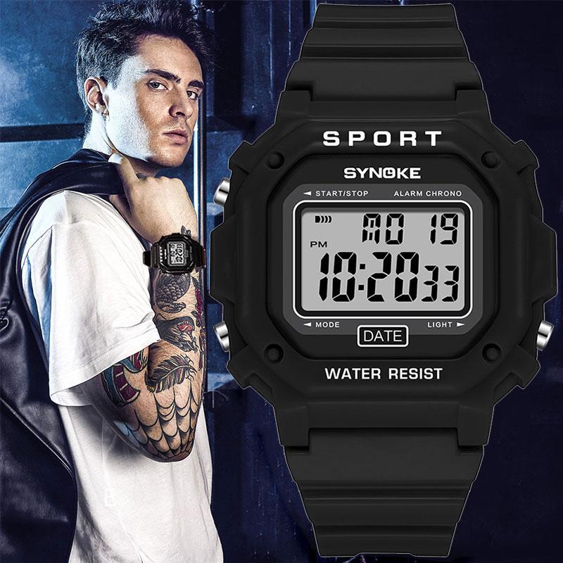 Wristwatches Fashion Outdoor Men's Sport Watch Digital Multifunction Alarm Clock Chrono 5Bar Waterproof Back Light Square Screen Reloj Hombr, 3 bar green
Wristwatches Fashion Outdoor Men's Sport Watch Digital Multifunction Alarm Clock Chrono 5Bar Waterproof Back Light Square Screen Reloj Hombr, 3 bar green