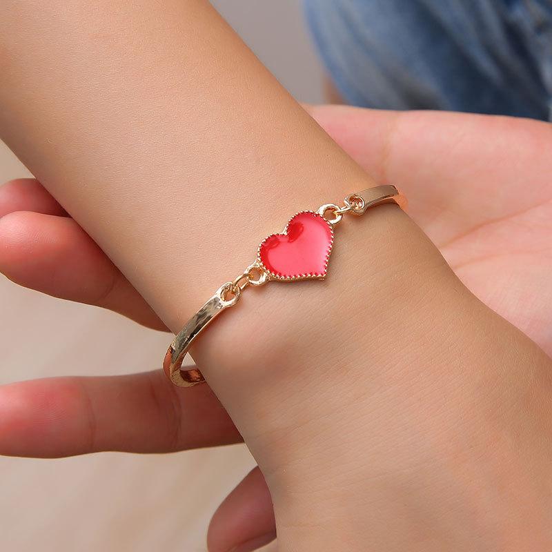 Bangle Luokey Fashion Enamel Red Black Heart Bangles For Women Gold Color Wedding Luxury Bracelets Girls Party Elegant Jewelry
Bangle Luokey Fashion Enamel Red Black Heart Bangles For Women Gold Color Wedding Luxury Bracelets Girls Party Elegant Jewelry