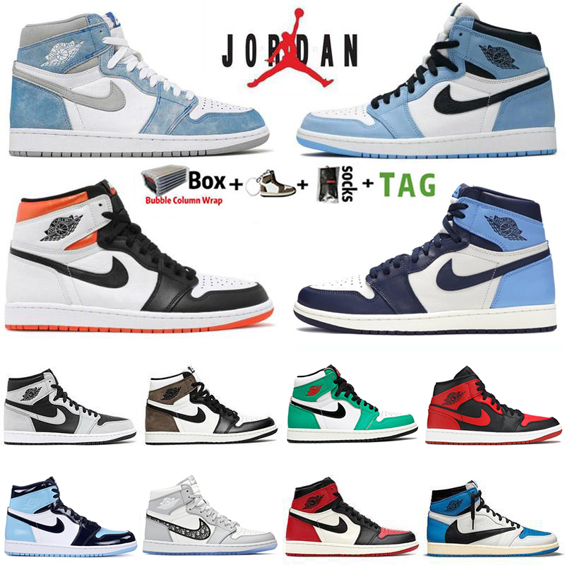 2021 With Box Air Jorden 1 1s University Blue Mens Basketball Shoes Hyper Royal Dark Mocha Obsidian UNC Twist Light Smoke Grey Shadow 2.0 Retro Sneakers Trainers, 31
2021 With Box Air Jorden 1 1s University Blue Mens Basketball Shoes Hyper Royal Dark Mocha Obsidian UNC Twist Light Smoke Grey Shadow 2.0 Retro Sneakers Trainers, 31