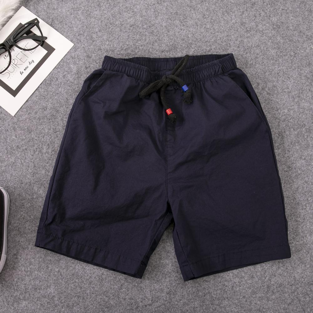 New Children Shorts for Boys Summer Toddler Baby Elastic Waist Sports Pant Cotton Teenage Clothes White Shorts with Belts 210308