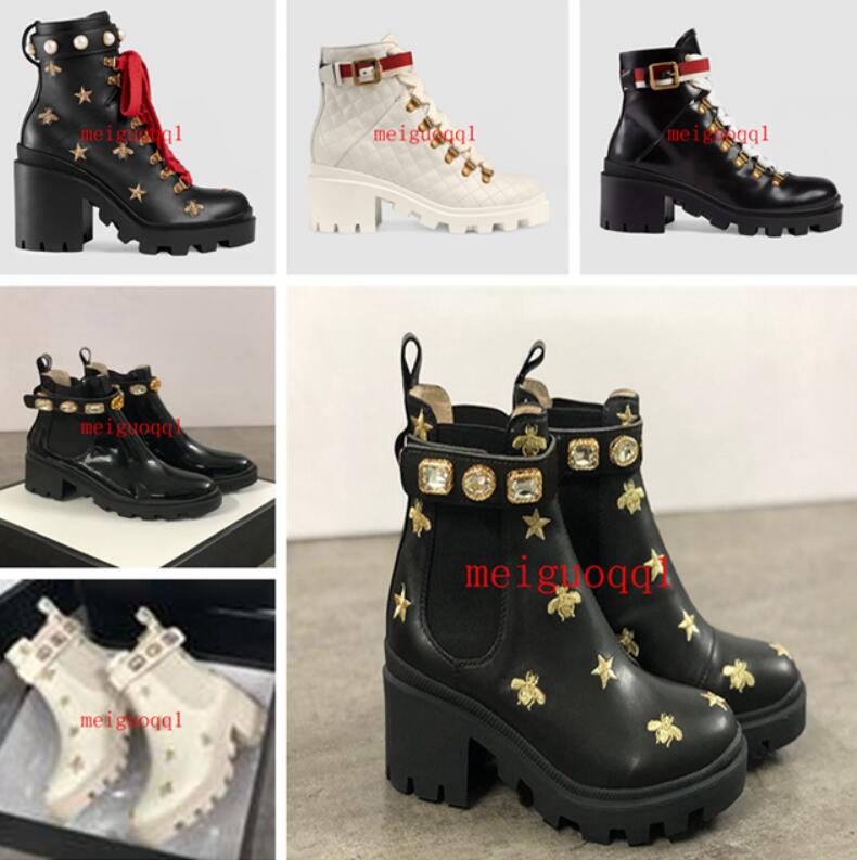 Women Embroidered Leather Lace Ankle Boots with Sylvie Web Designer Shoes Real Leather with Diamonds Decorative Luxury Boots with BOX, Black
Women Embroidered Leather Lace Ankle Boots with Sylvie Web Designer Shoes Real Leather with Diamonds Decorative Luxury Boots with BOX, Black