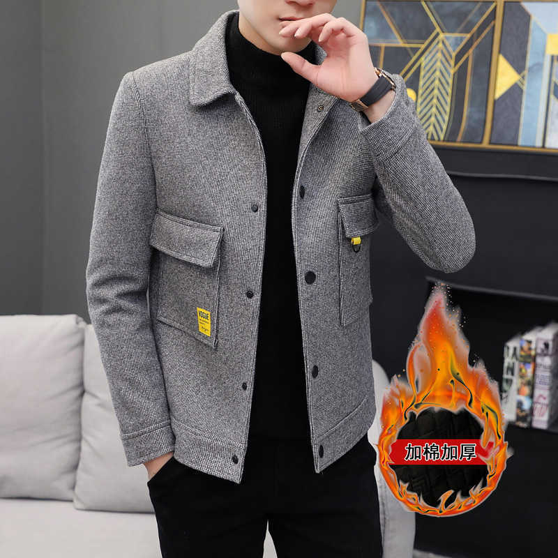Men's Winter Jackets Thicker Mens Wool Trench Coat Jacket Casual Slim Fit Windbreaker Korean Overcoat Men Clothes Erkekler Ceket 210527, Beige
Men's Winter Jackets Thicker Mens Wool Trench Coat Jacket Casual Slim Fit Windbreaker Korean Overcoat Men Clothes Erkekler Ceket 210527, Beige