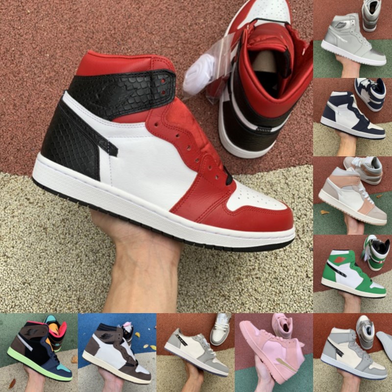 1 1s High OG Bio Hack Satin Snake Mens Basketball Shoes Mid White Shadow Obsidian UNC Chicago Light Smoke Grey women trainers Sneakers, White;red
1 1s High OG Bio Hack Satin Snake Mens Basketball Shoes Mid White Shadow Obsidian UNC Chicago Light Smoke Grey women trainers Sneakers, White;red