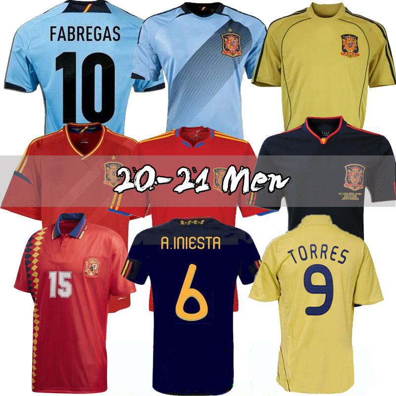 final 1994 1996 2008 2010 2012 Spain retro soccer jersey FABREGAS XAVI LUIS ENSRIQUE XAVI ALONSO Iniesta PIQUE TORRES camiseta de fútbol, 2008 away
final 1994 1996 2008 2010 2012 Spain retro soccer jersey FABREGAS XAVI LUIS ENSRIQUE XAVI ALONSO Iniesta PIQUE TORRES camiseta de fútbol, 2008 away