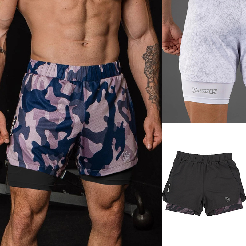 fashion shorts 2021 summer trend men's muscle fitness brothers sports running training double layer breathable, White;black
fashion shorts 2021 summer trend men's muscle fitness brothers sports running training double layer breathable, White;black