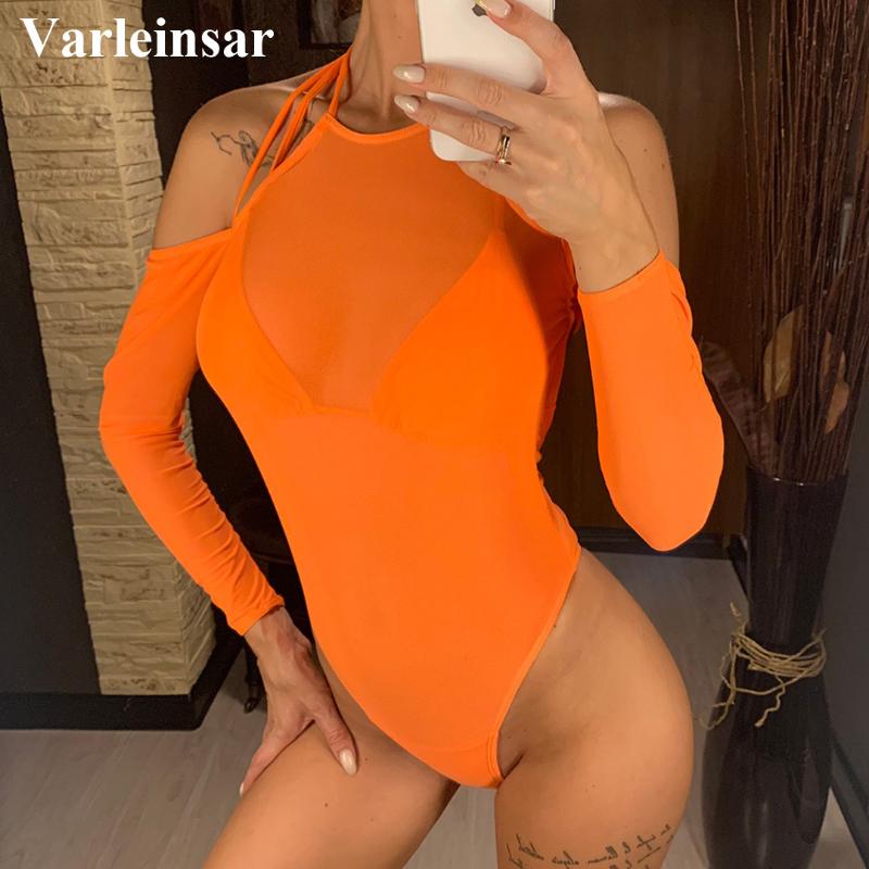 2021 Sexy Long Sleeve Mesh Sheer Women Swimwear One Piece Swimsuit Female Halter High Cut Bather Bathing Suit Swim Wear V2520
2021 Sexy Long Sleeve Mesh Sheer Women Swimwear One Piece Swimsuit Female Halter High Cut Bather Bathing Suit Swim Wear V2520
