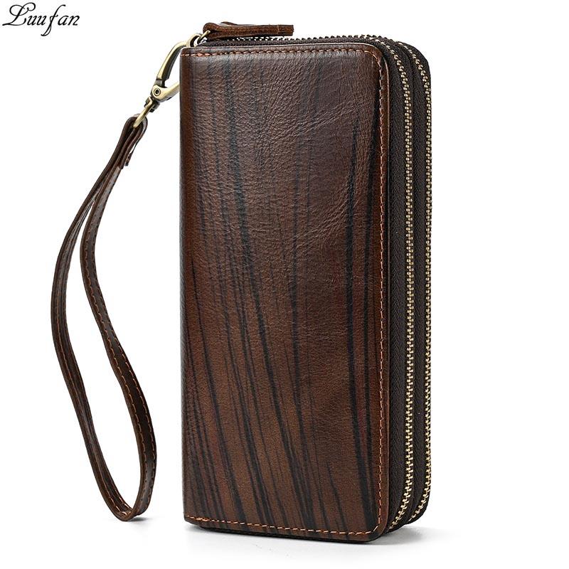 Wallets Luufan Men Double Zipper Long Wallet Women Genuine Leather Card Holder Big Zip Around Clutch Purse Phone Coin Pocket Hand Bag, Red;black
Wallets Luufan Men Double Zipper Long Wallet Women Genuine Leather Card Holder Big Zip Around Clutch Purse Phone Coin Pocket Hand Bag, Red;black