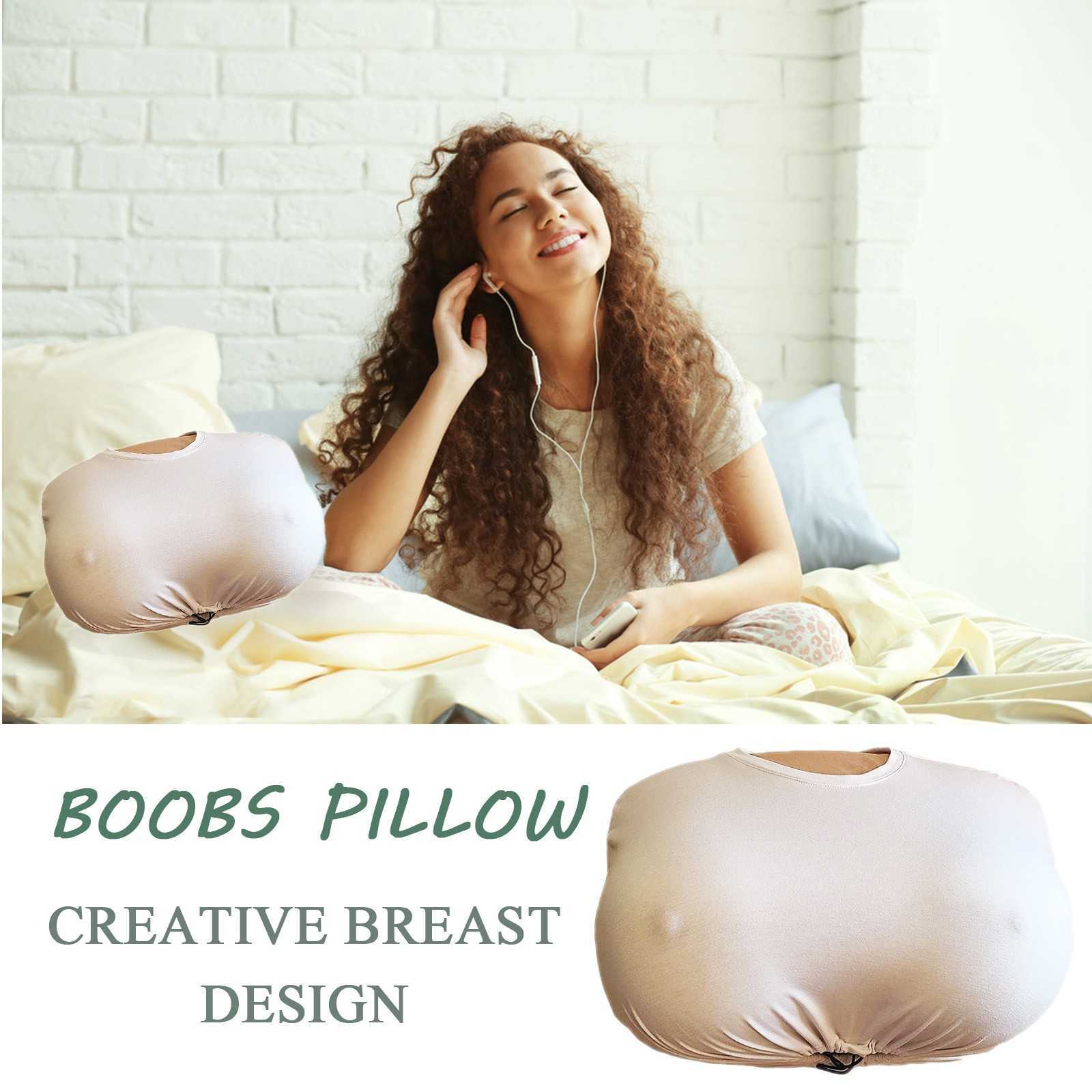 Pillow Core Sofa Sexy Toys Gifts Boobs Pillow Skinfriendly Pillowcase Creative Breast Design Fun Pillow Cushion Insert Cushion 218388587