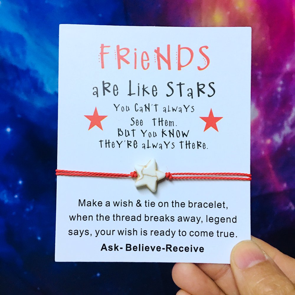 2021 Friendship Bracelets Star Design Vintage Jewelry White Turquoise Girls Boys Bracelets Gift Couple Red String Wholesale Handmade Crafts, Golden;silver
2021 Friendship Bracelets Star Design Vintage Jewelry White Turquoise Girls Boys Bracelets Gift Couple Red String Wholesale Handmade Crafts, Golden;silver