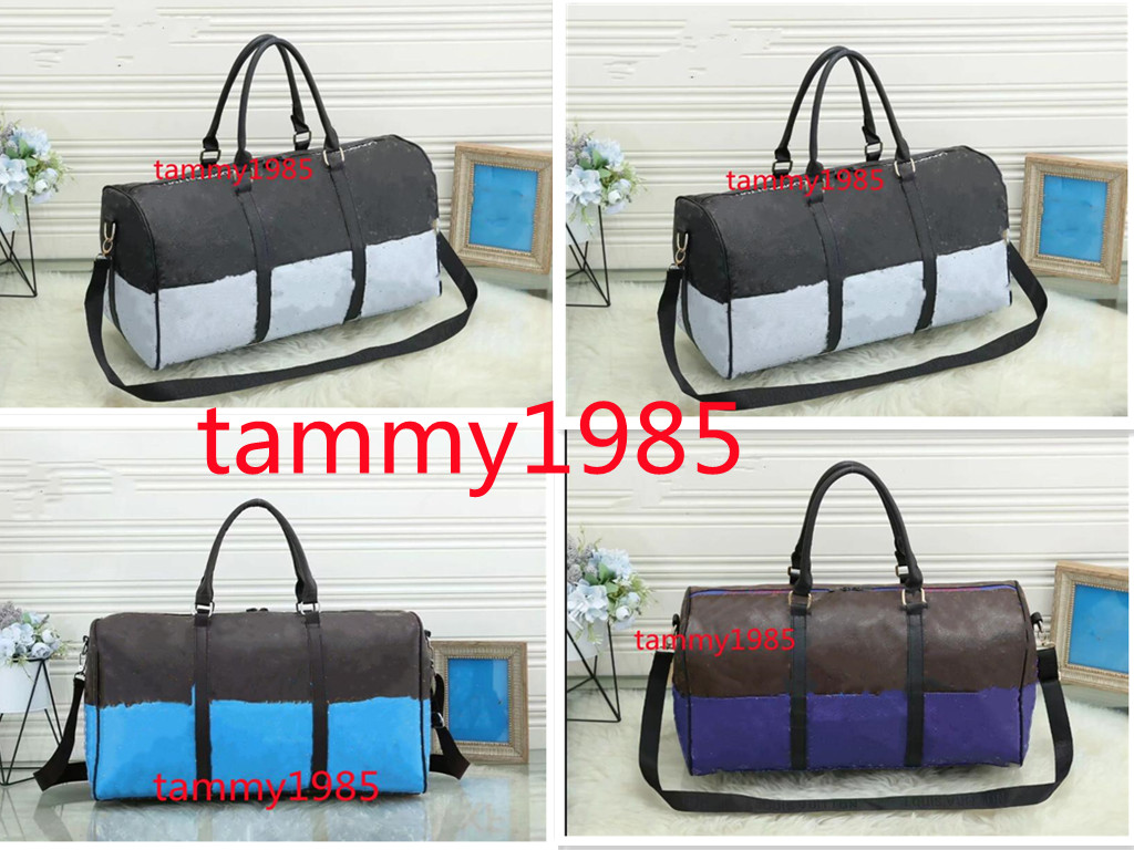 3 colors Sport&Outdoor Packs 55cm women men bags fashion travel bag duffle bag, leather luggage handbags large contrast color capacity sport, Brown flower+purple
3 colors Sport&Outdoor Packs 55cm women men bags fashion travel bag duffle bag, leather luggage handbags large contrast color capacity sport, Brown flower+purple