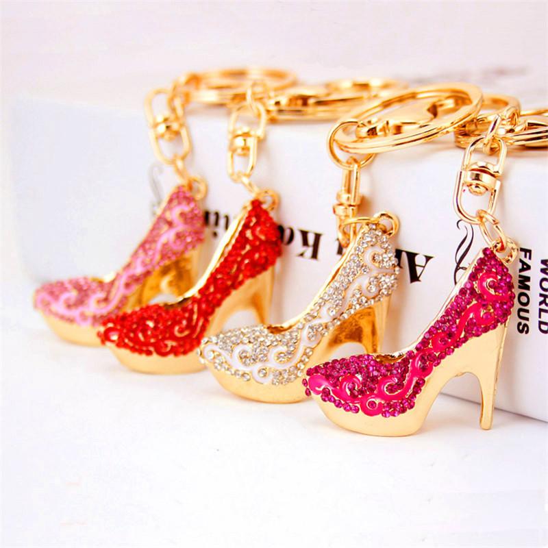 Keychains 2021 Fashion Crystal High Heels Shoes Key Chains Rings Holder Flower Enamel Bag Pendant For Car Keyrings
Keychains 2021 Fashion Crystal High Heels Shoes Key Chains Rings Holder Flower Enamel Bag Pendant For Car Keyrings