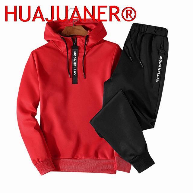 Jogging Clothing Men Casual Set Hooded 2022 Spring Autumn Men's Sportswear Hoodies+Pants 2pcs Sets Solid Hip Hop Street Loose Tracksuits, Black;red
Jogging Clothing Men Casual Set Hooded 2022 Spring Autumn Men's Sportswear Hoodies+Pants 2pcs Sets Solid Hip Hop Street Loose Tracksuits, Black;red