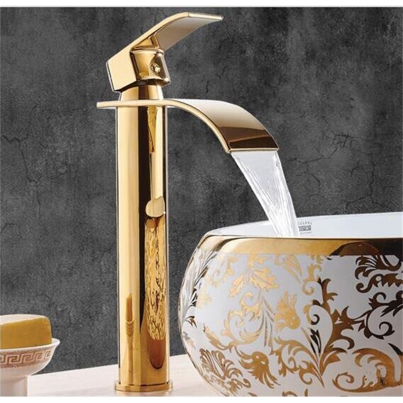 2021 New Arrivals Gold Faucets Waterfall Bathroom Single Handle Basin Mixer Bath Faucet Brass Sink Water Crane Tap 00v4
2021 New Arrivals Gold Faucets Waterfall Bathroom Single Handle Basin Mixer Bath Faucet Brass Sink Water Crane Tap 00v4