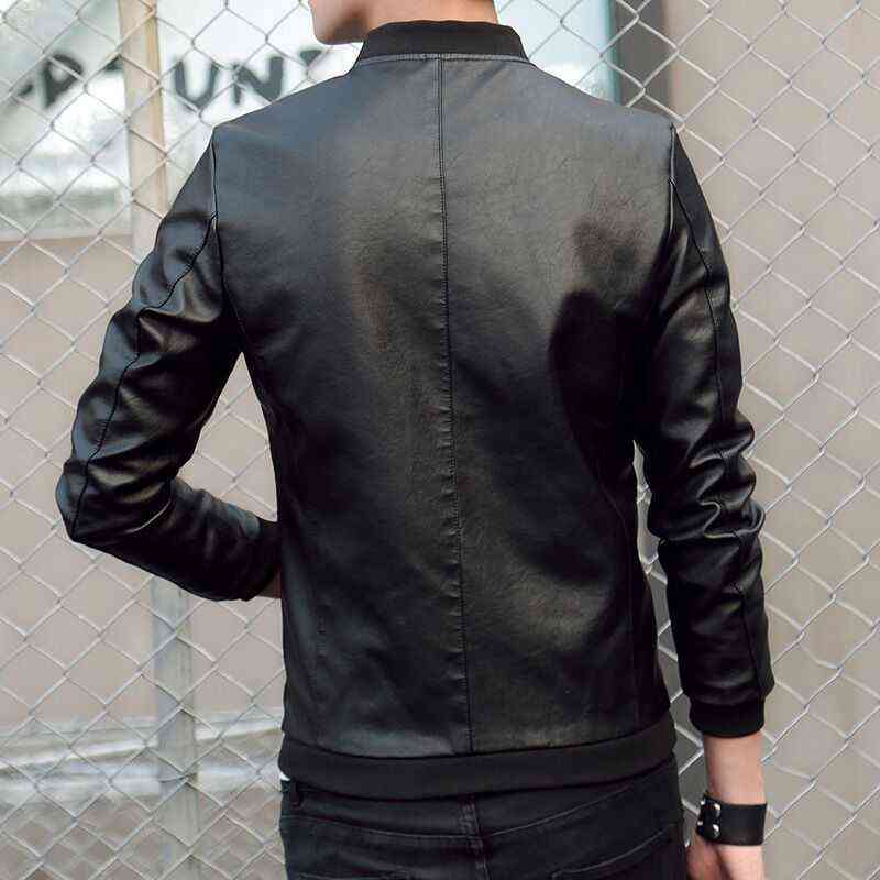 Arrival Leather Jackets Men's Jacket Male Outwear Men's Coats Spring & Autumn PU Jacket De Couro Coat Plus Size M-3XL 211111