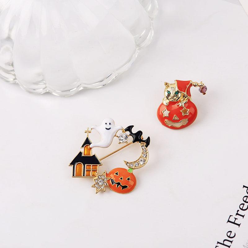 Pins, Brooches Doreen Box Halloween Cartoon Cat Dripping Oil Female Pumpkin With Rhinestones Jewelry For Party 1PC
Pins, Brooches Doreen Box Halloween Cartoon Cat Dripping Oil Female Pumpkin With Rhinestones Jewelry For Party 1PC