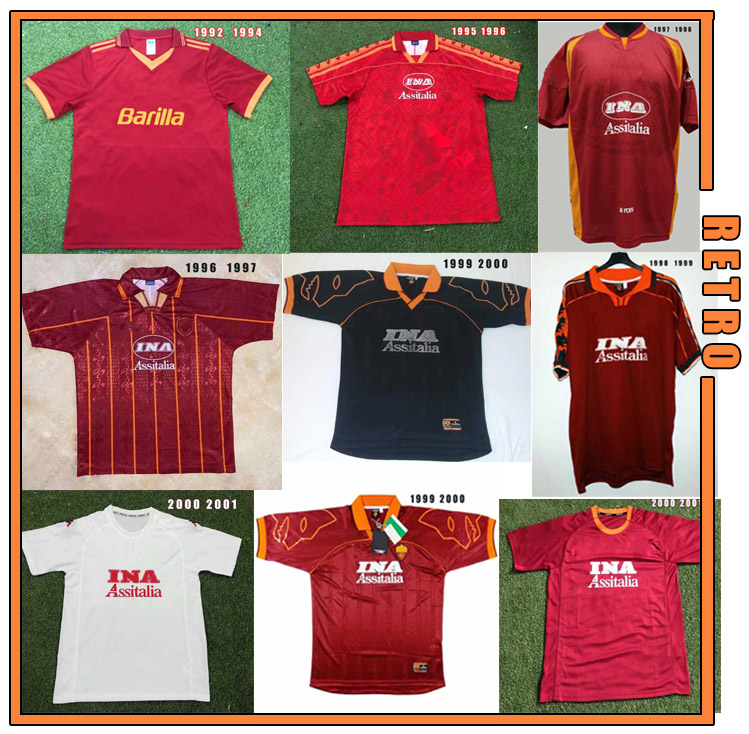 Roma 96 97 98 99 00 01 Retro soccer jersey 1992 1994 TOTTI NAKATA BATISTUTA Candela Montella BALBO 91 92 94 Vintage Football shirts, Black;yellow
Roma 96 97 98 99 00 01 Retro soccer jersey 1992 1994 TOTTI NAKATA BATISTUTA Candela Montella BALBO 91 92 94 Vintage Football shirts, Black;yellow