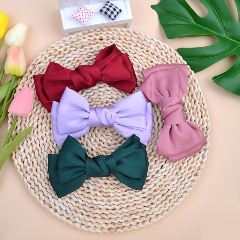 5.9Inches Solid Color Satin Hair Bows With Clip For Women Girls Hair Clips Boutique Hairpins Barrettes Headwear Accessories
5.9Inches Solid Color Satin Hair Bows With Clip For Women Girls Hair Clips Boutique Hairpins Barrettes Headwear Accessories